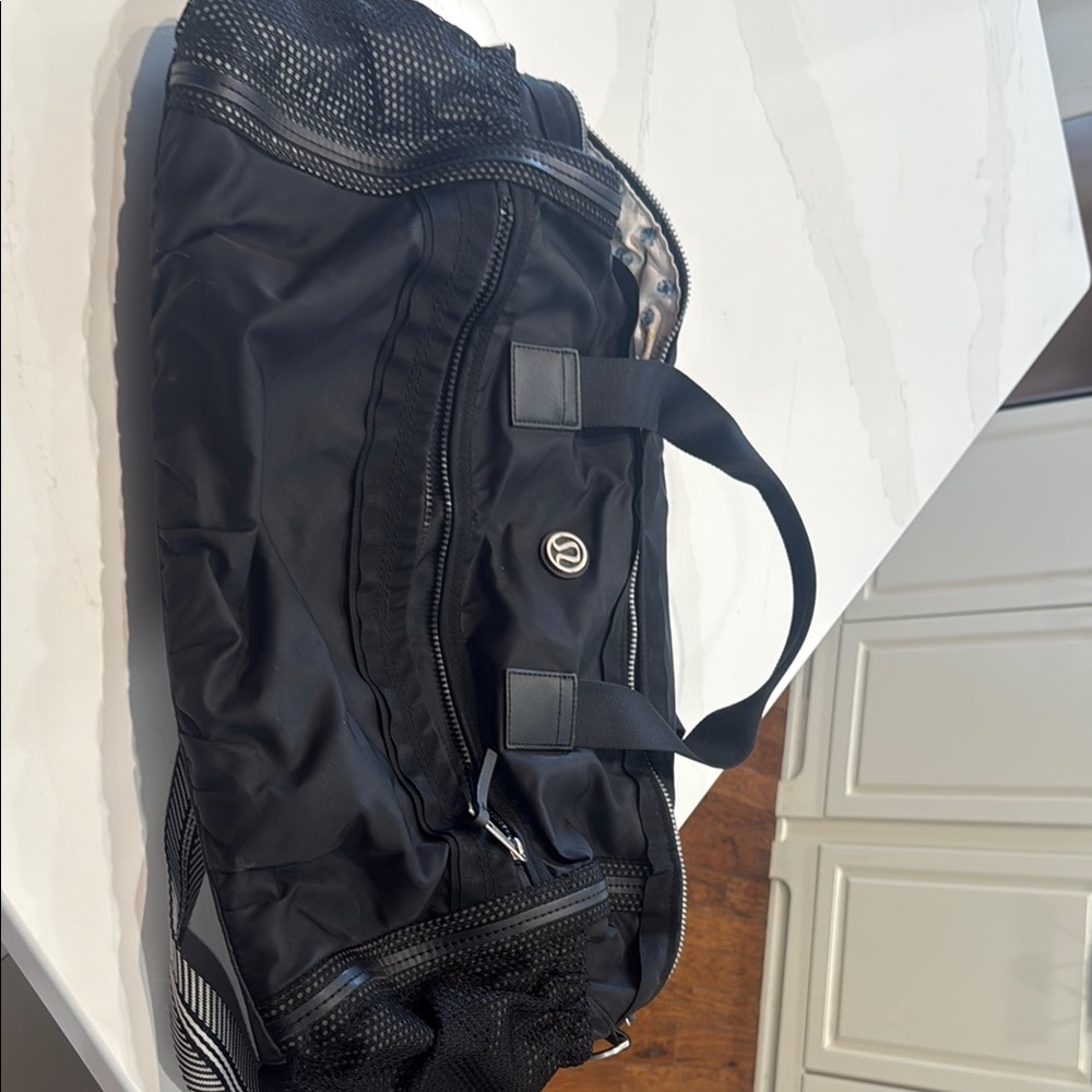 Stylish Black Duffel Bag